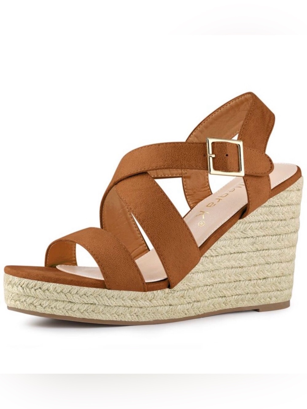 Allegra K Women's Espadrilles Platform Sandal SZ 7.5